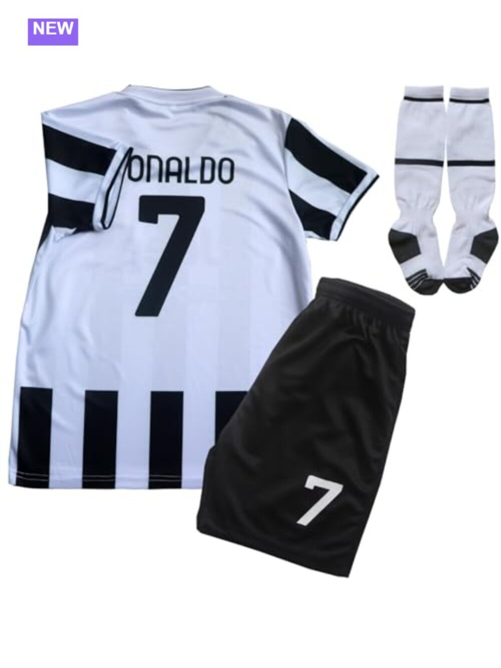 Youth Soccer Jersey Shorts Socks Set #7 Polyester
